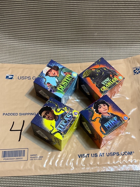 McDonald's Other - McDonald's Stranger Things Character Cube Toys - Blue Green Orange Yellow#4